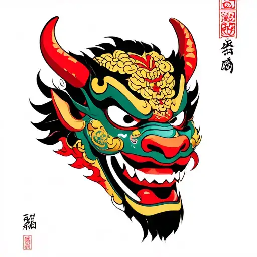 Oni Demon Mask