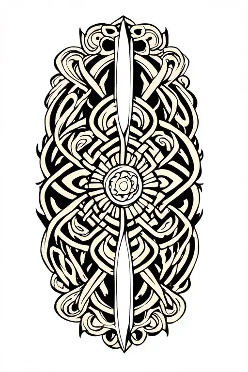 Celtic Pattern With Elements