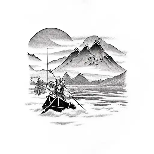 Fishing River Viking Mountain