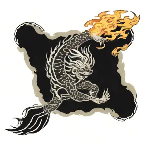 Fire Running Across The Arm