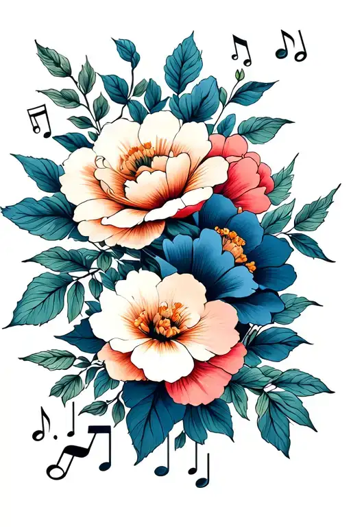 Flowers With Music Grade And Date