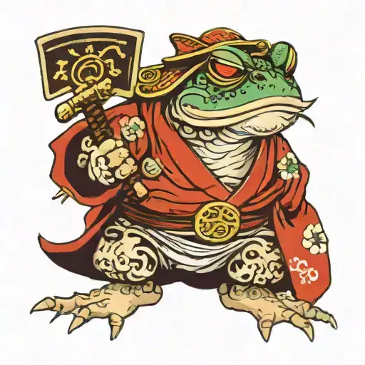 Toad Samurai With Mask