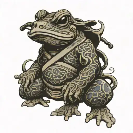 Ogama Samurai Toad