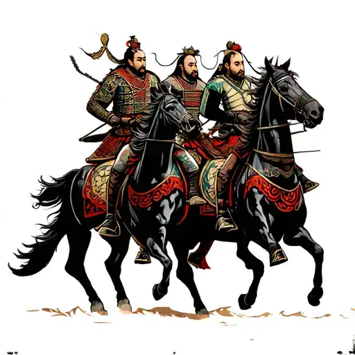 Four Horseman Of The Apocalypse Riders Are Samurai Riding