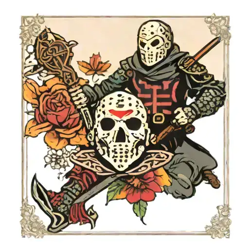 Jason Voorhees Tarot Card