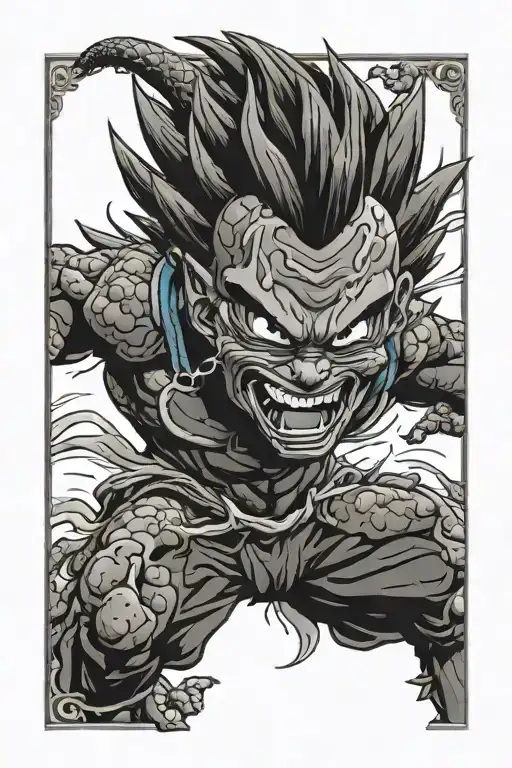 Dragon Ball And Samuri Mask