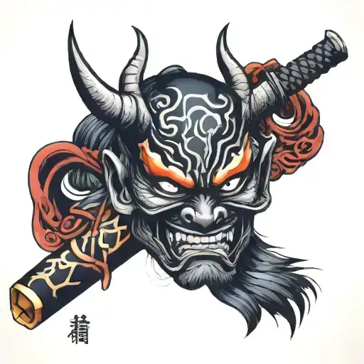 Oni Mask Katana