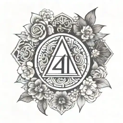 Philosophers Stone With The Number 41 And Maktub Add A Squared Circle