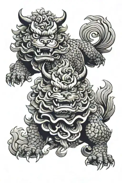 Male Foo Dogs