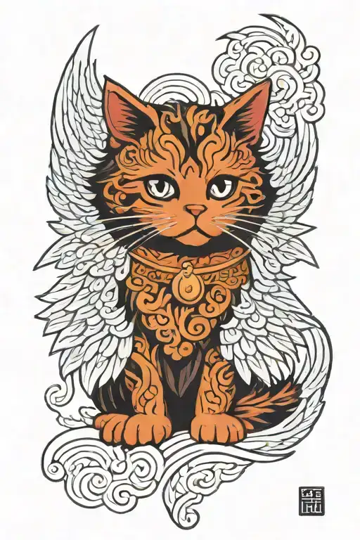 Persian Cat Angel