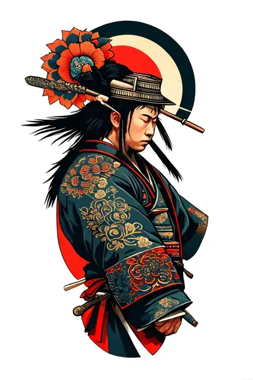 Japanese Samurai Warrior