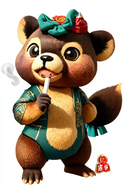 Tom Nook From Animal Crossing Smoking A Cigarette