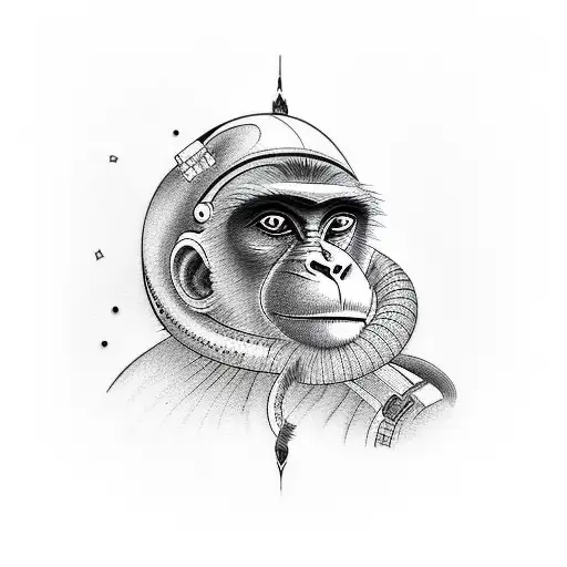 Monkey In A Spacesuot