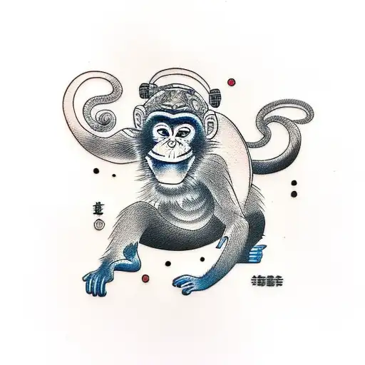 Monkey In A Spacesuot