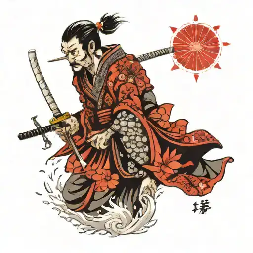 Samurai Standing