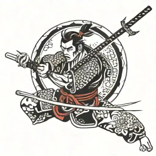 Samurai With Katana