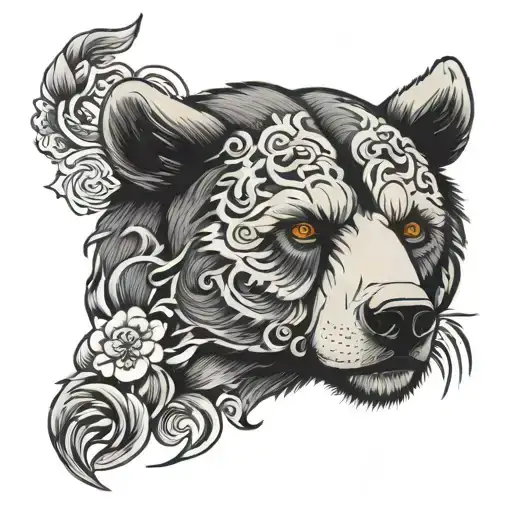 Bear Head Surrounded