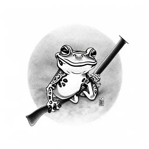 Frog With Katana