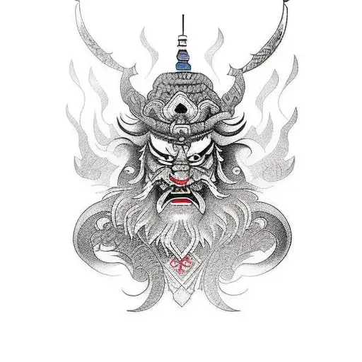 Warrior And Mountain