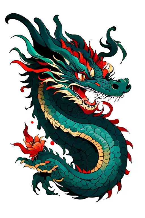 The Dragon Around The Hand