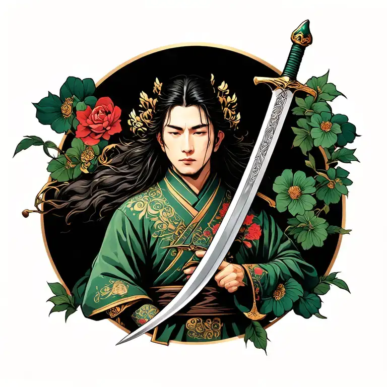 Irish Sword Surrounded