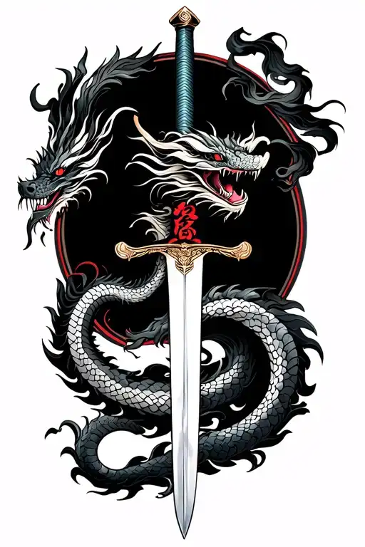 Sword With Dragon