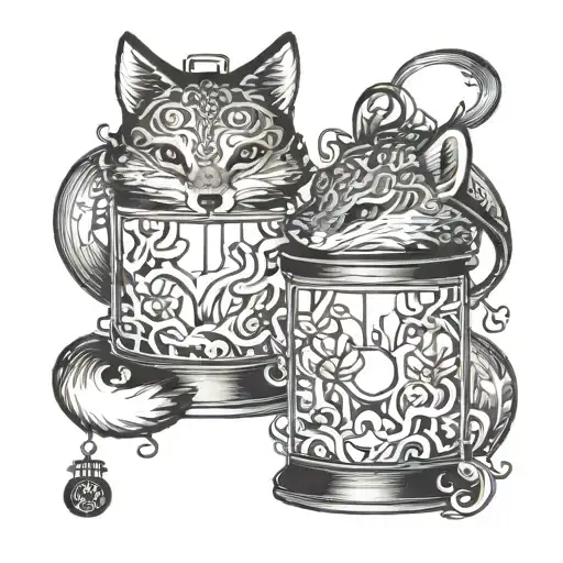 Fox Locket Lantern