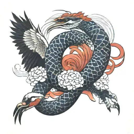 The Crane And The Snake