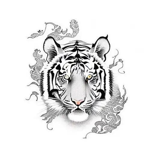 Tiger With Body