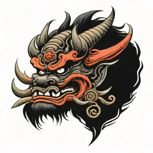 Japanese Daimyo Demon Mask