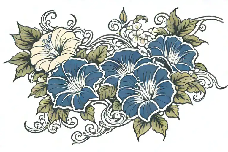 Line Of Morning Glory