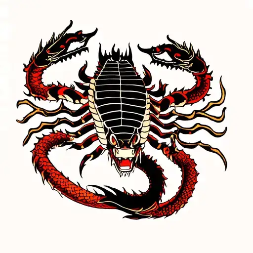 Scorpio And Dragon