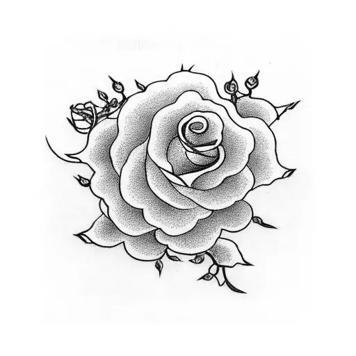 Rose Tree With Lots Of Branches And Flowers