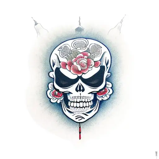 Angry Skelleton With Gun