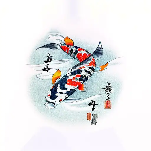 Koi Fish And Katana