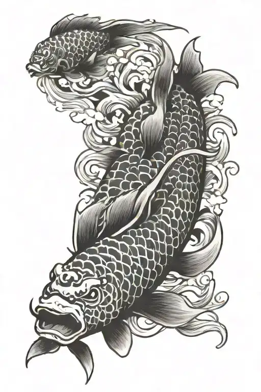 Koi Fish And Demons