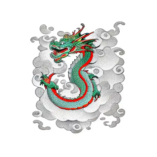 Dragon Out Of Coulds