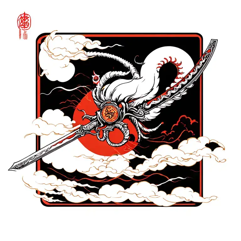 A Chinoi Saber With Astrological Sign Cancers