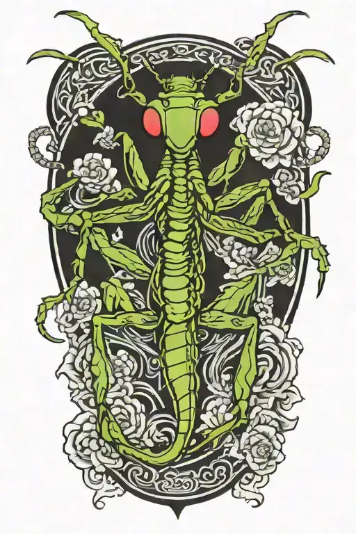 Traditional Japanese Praying Mantis