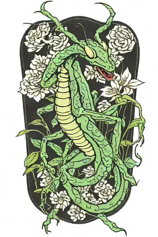 Traditional Japanese Praying Mantis