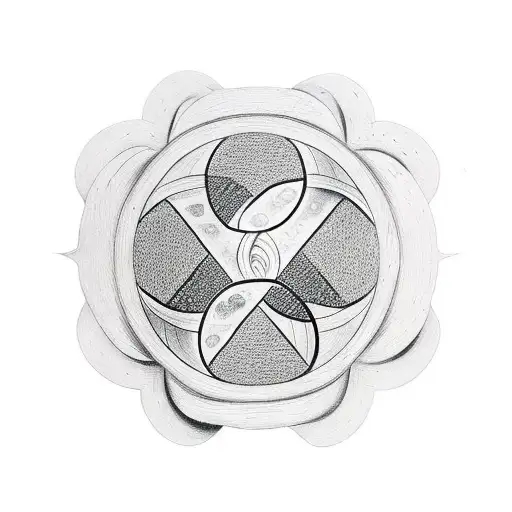 Yin Yang And Star Of David