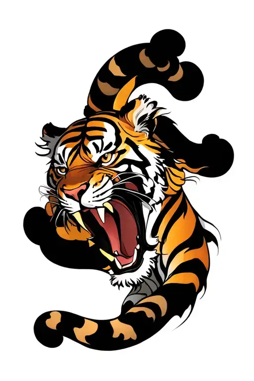 Tiger Roaring
