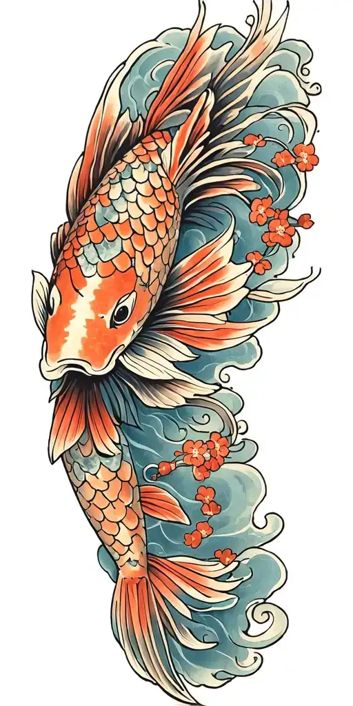 I Want A Traditional Japanese Koi Fish