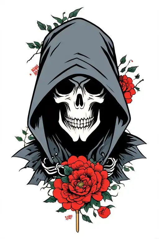 Hooded Reaper Flag