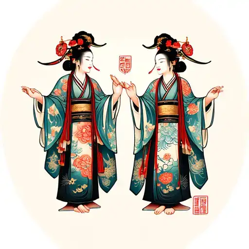 A Pair Of Chinese Statues