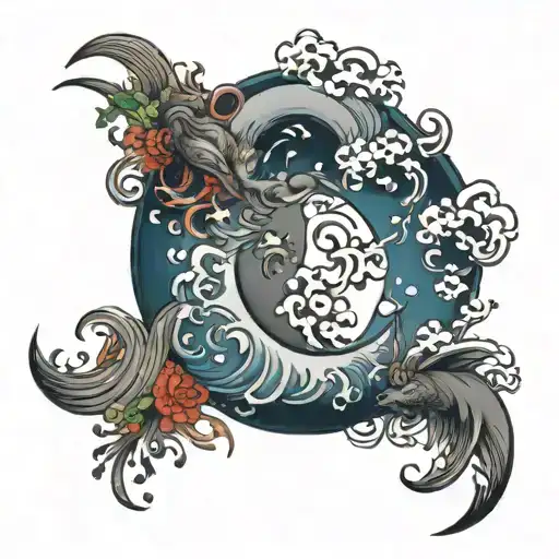 Moon Merging Together