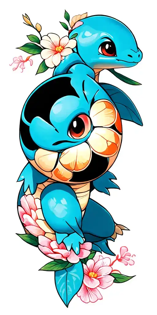 Floral Squirtle