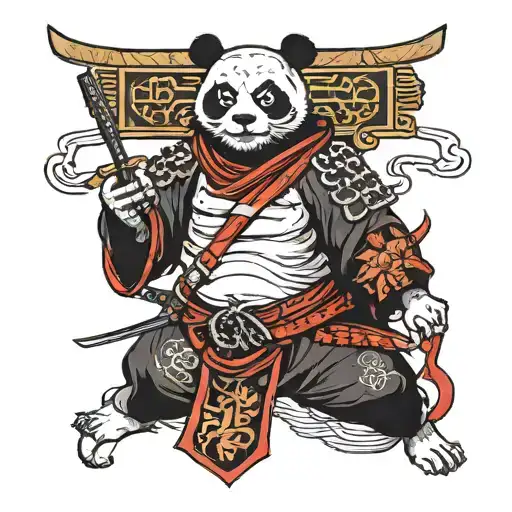 Samurai Panda