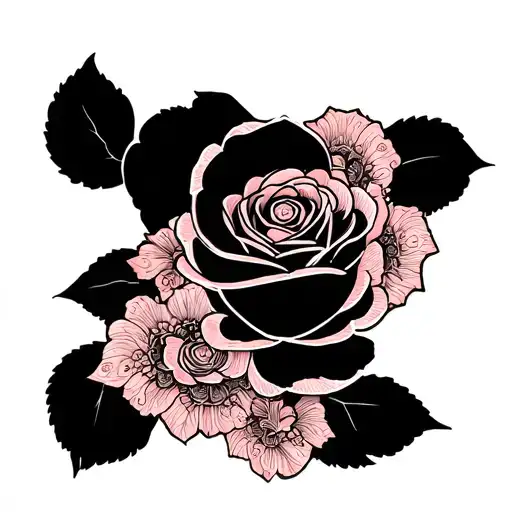 Rose Red Written Grandmother Kindergarten In Japanese