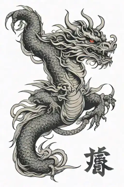 Samurai Oriental Dragon